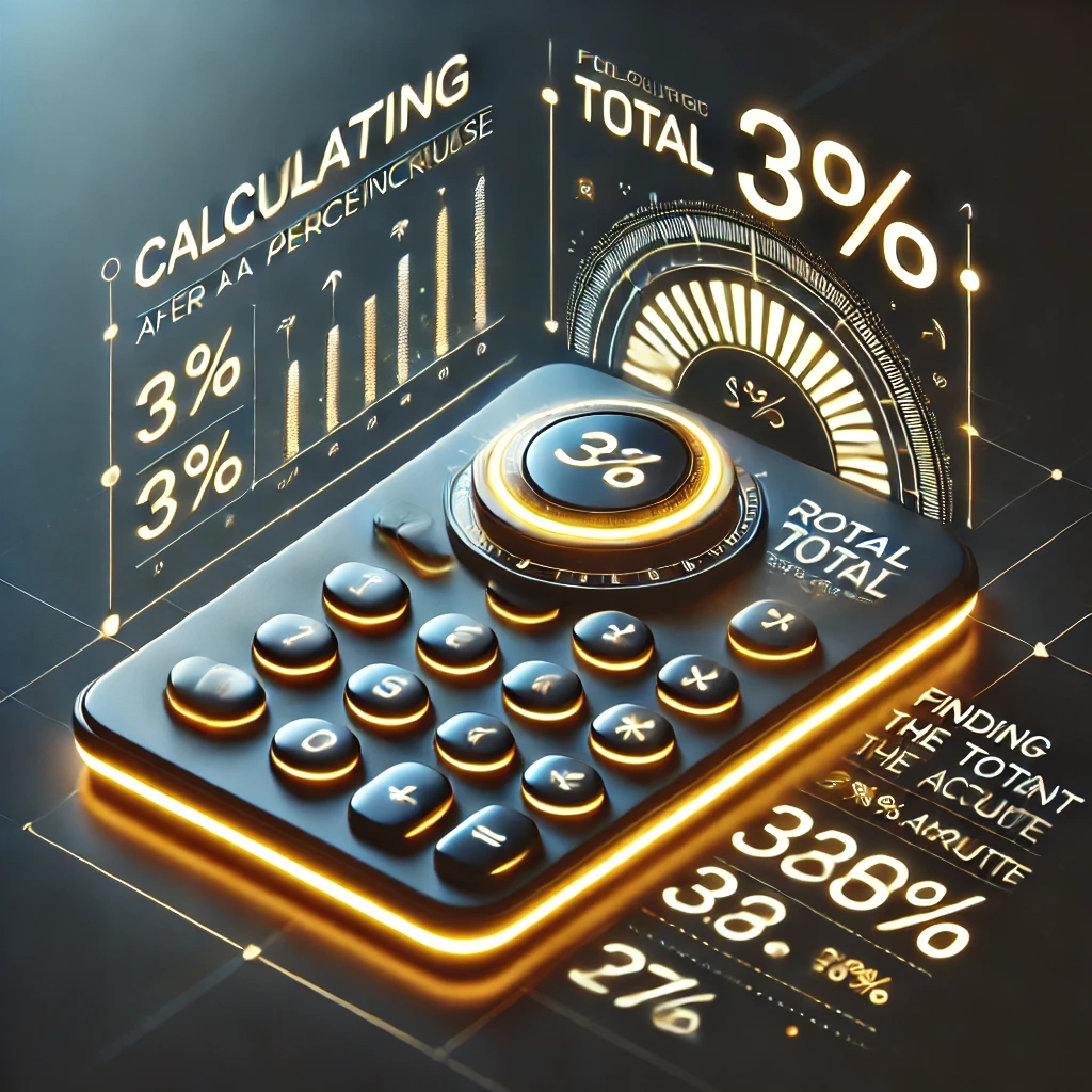 Finding the Total Amount After a Percentage Increase Finding the Total Amount After a Percentage Increase