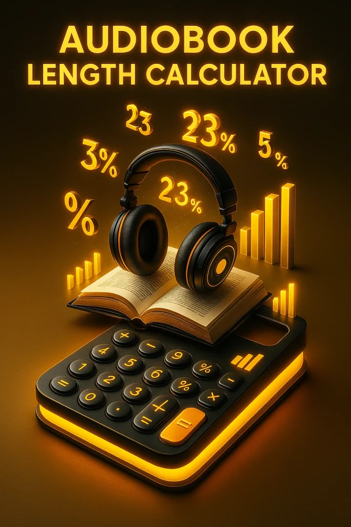 AudioBook Length Calculator 1 AudioBook Length Calculator
